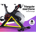 NNEDSZ Spin Bike Exercise Bike Flywheel Cycling Home Gym Fitness Adjustable
