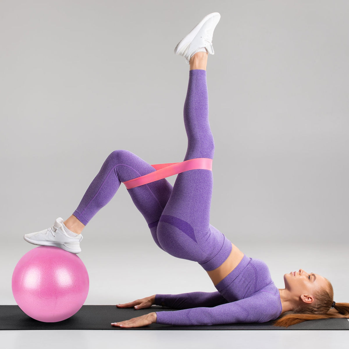 Compact Pilates training accessories for strength and mobility